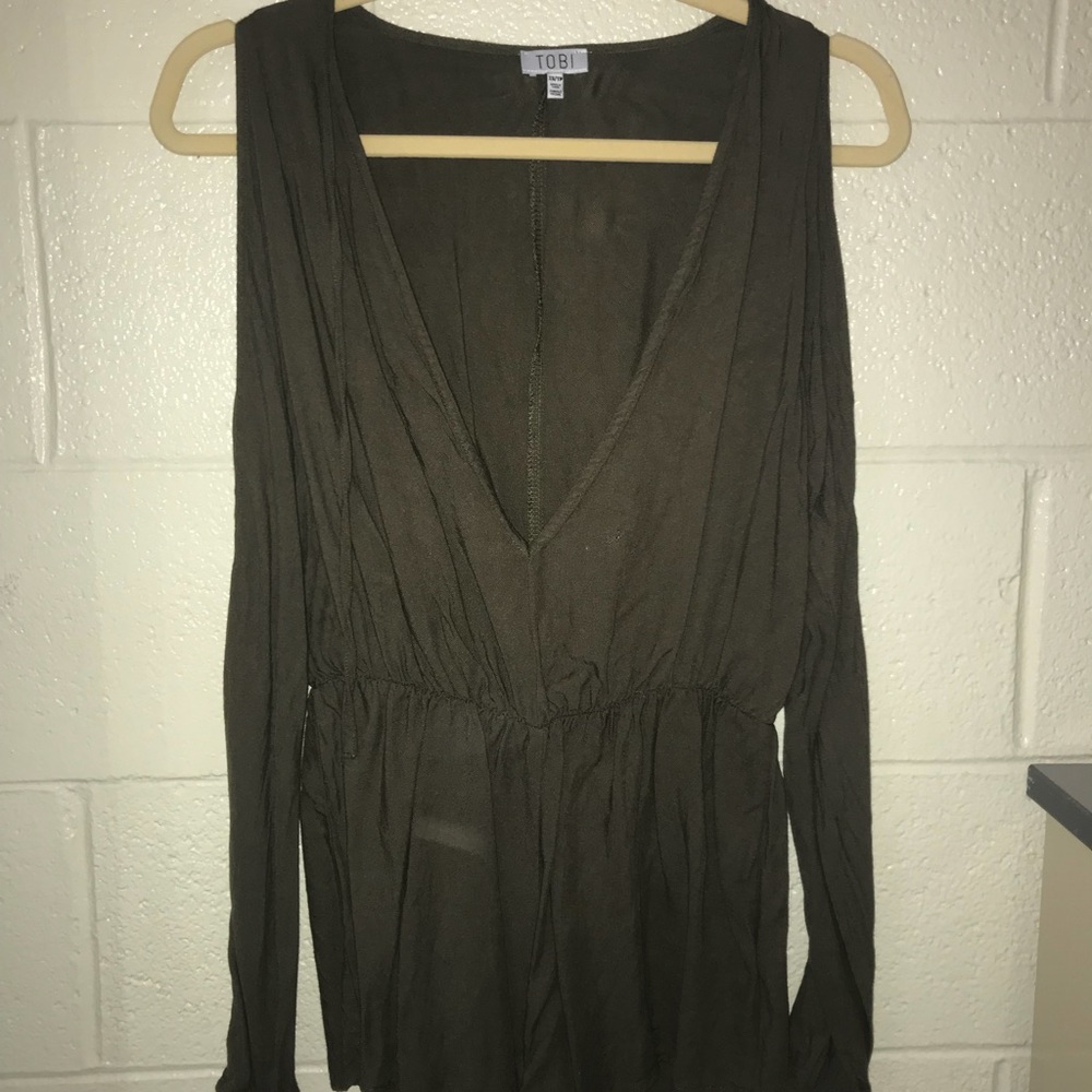 Tobi Green Romper